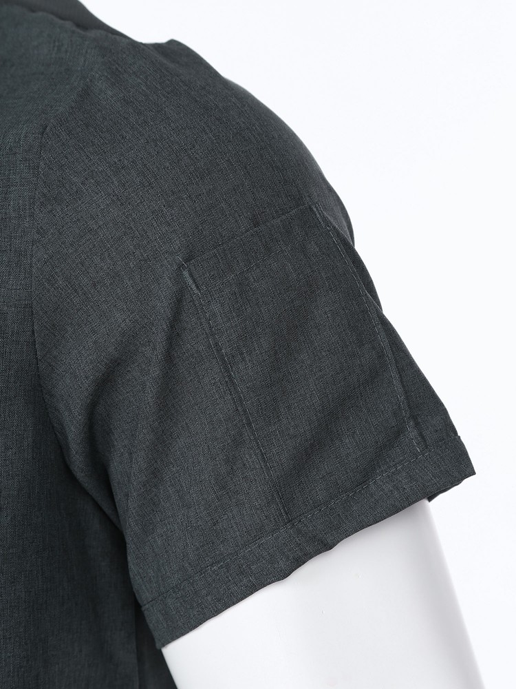 Men's T-shirts Basic Chef Coats Working Shirt Kitchen Top Cafe Jacket Cooking