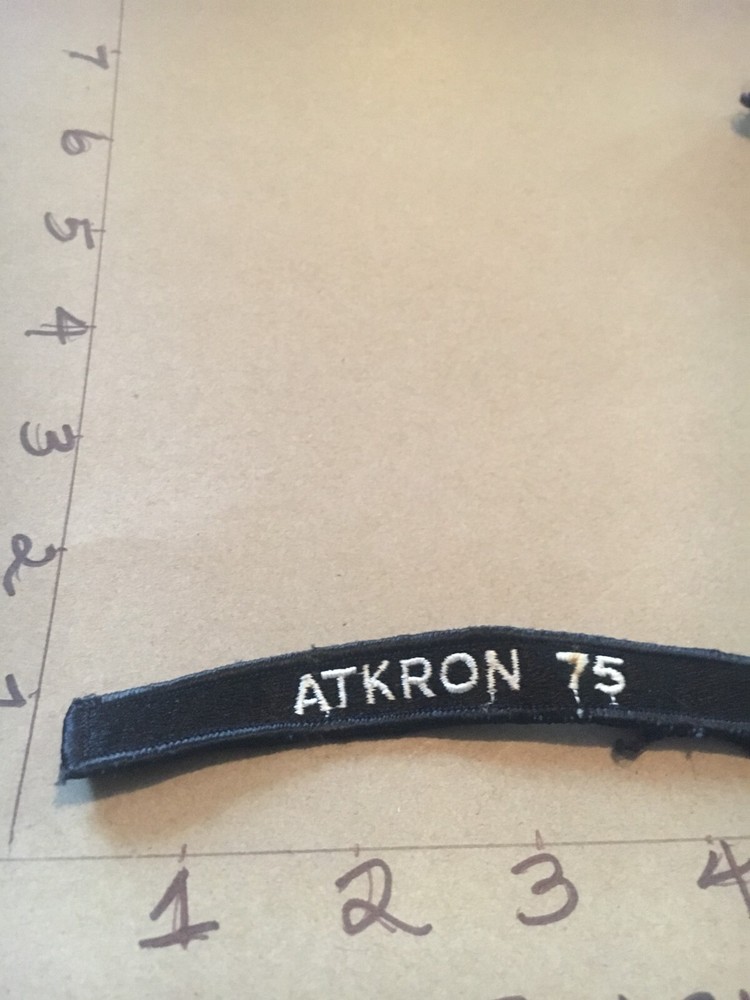 US NAVY SHOULDER STRIP TAB rocker PATCH Atkron 75
