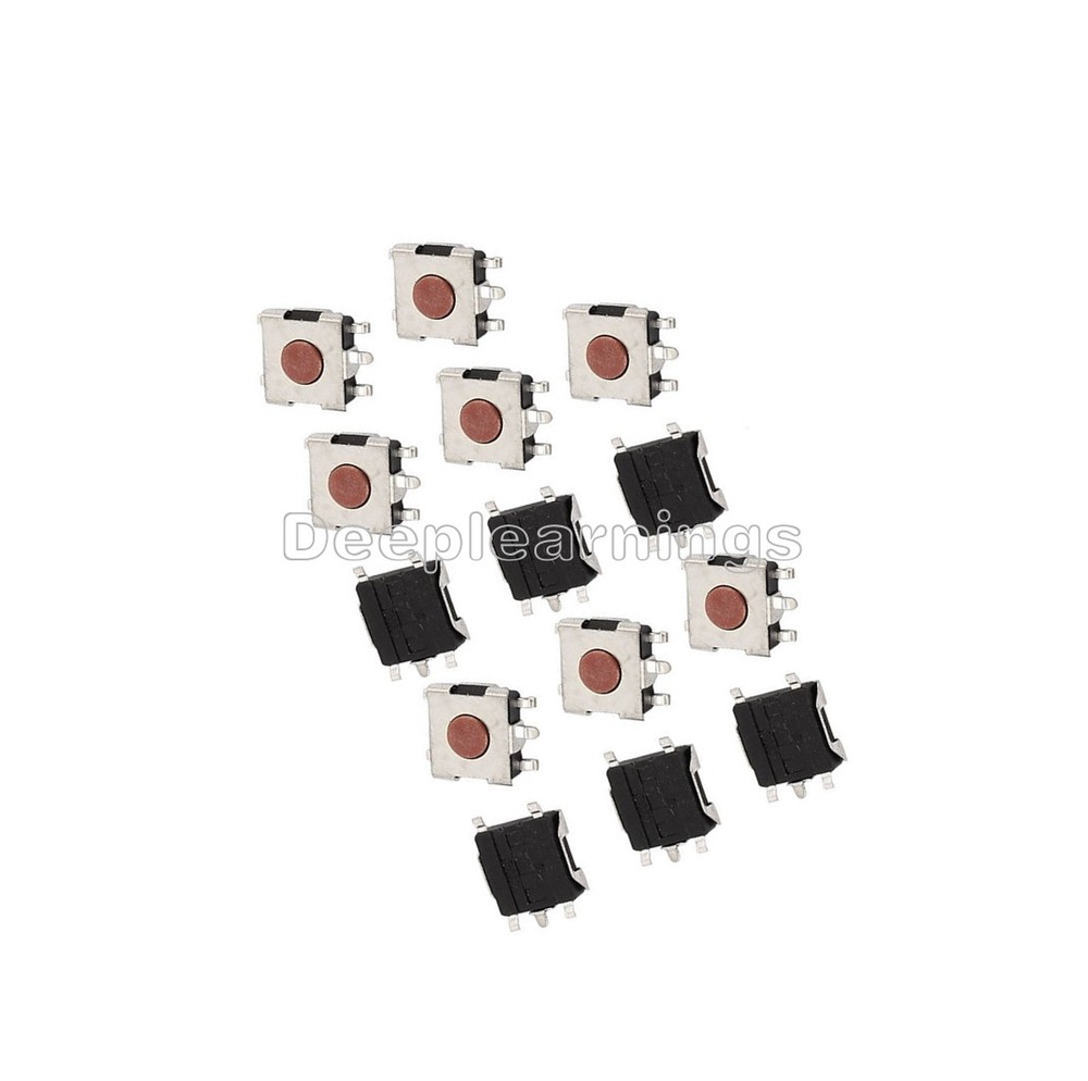20PCS 6*6*2.5mm Tactile Push Button Switch Tact Switch Micro Switch 4-Pin SMD