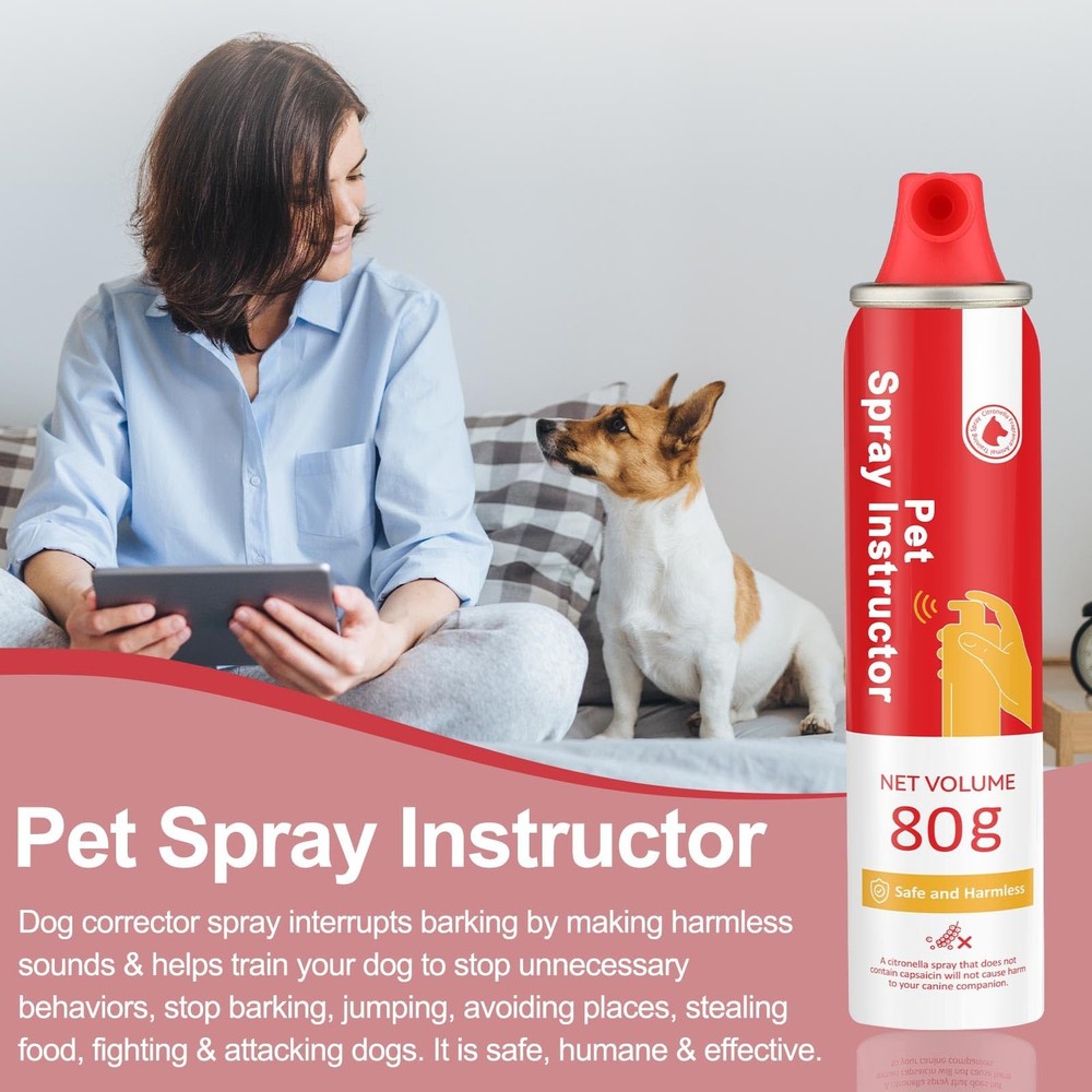 Dog Behavior Corrector Spray Safe Humane Training Tool For Barking Jumping Bi...