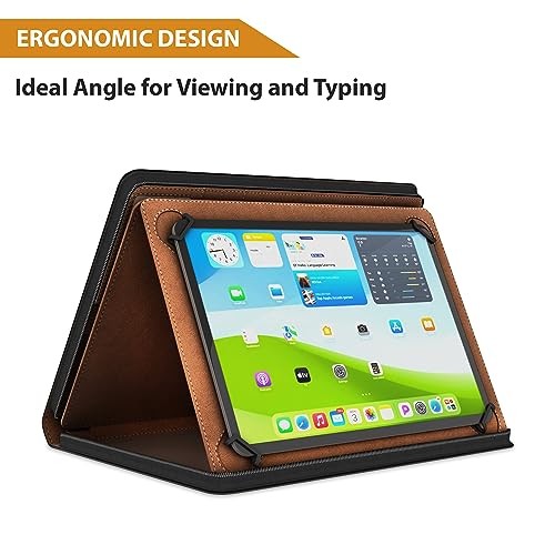 Black Padfolio Case – Tablet for 8.5" to 11" Tablets