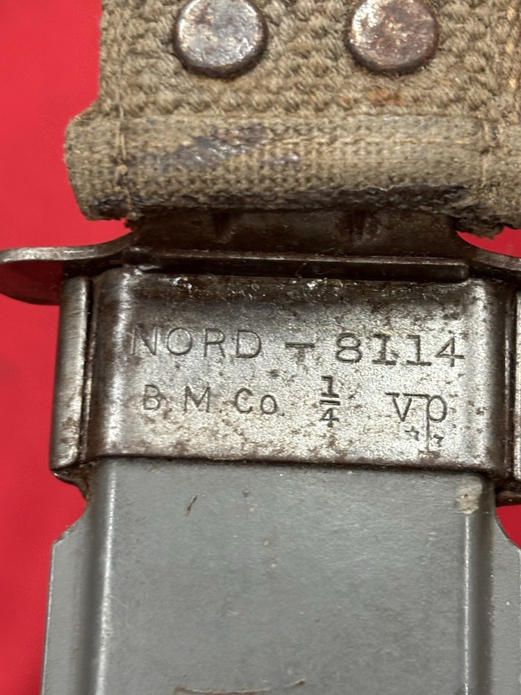 WWII USN Mark 2 Fighting Knife with Scabbard