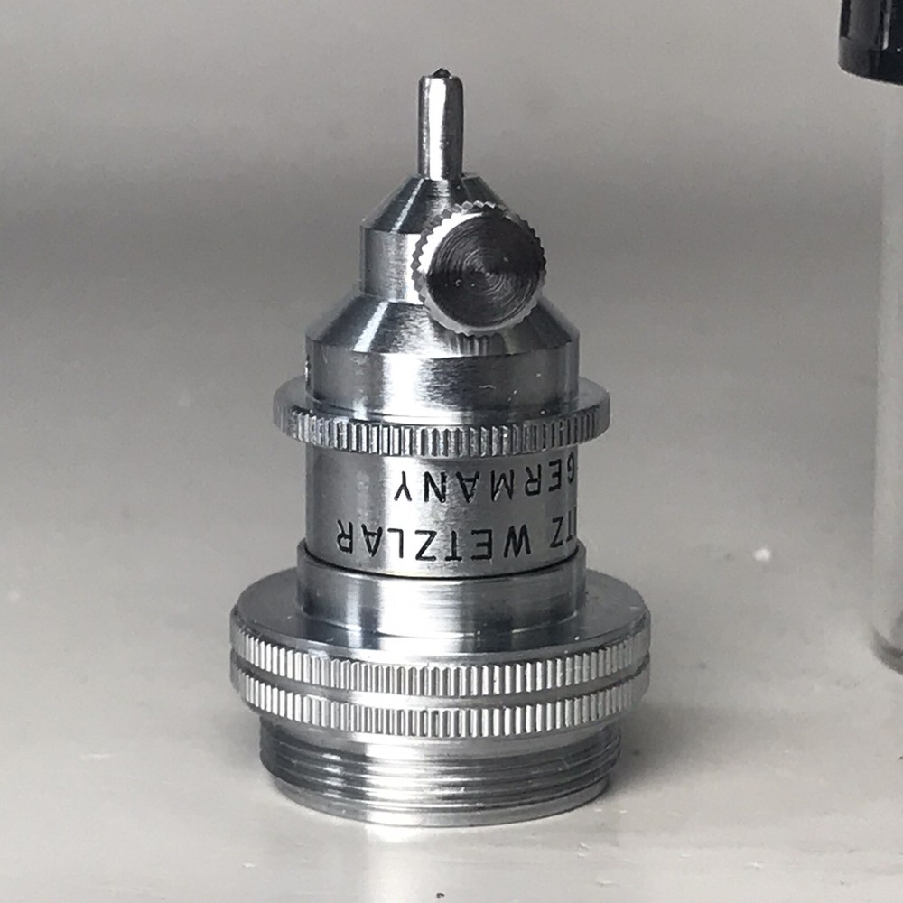 RARE LEITZ WETZLAR MARKER OBJECTIVE DIAMOND TIP MICROSCOPE PART