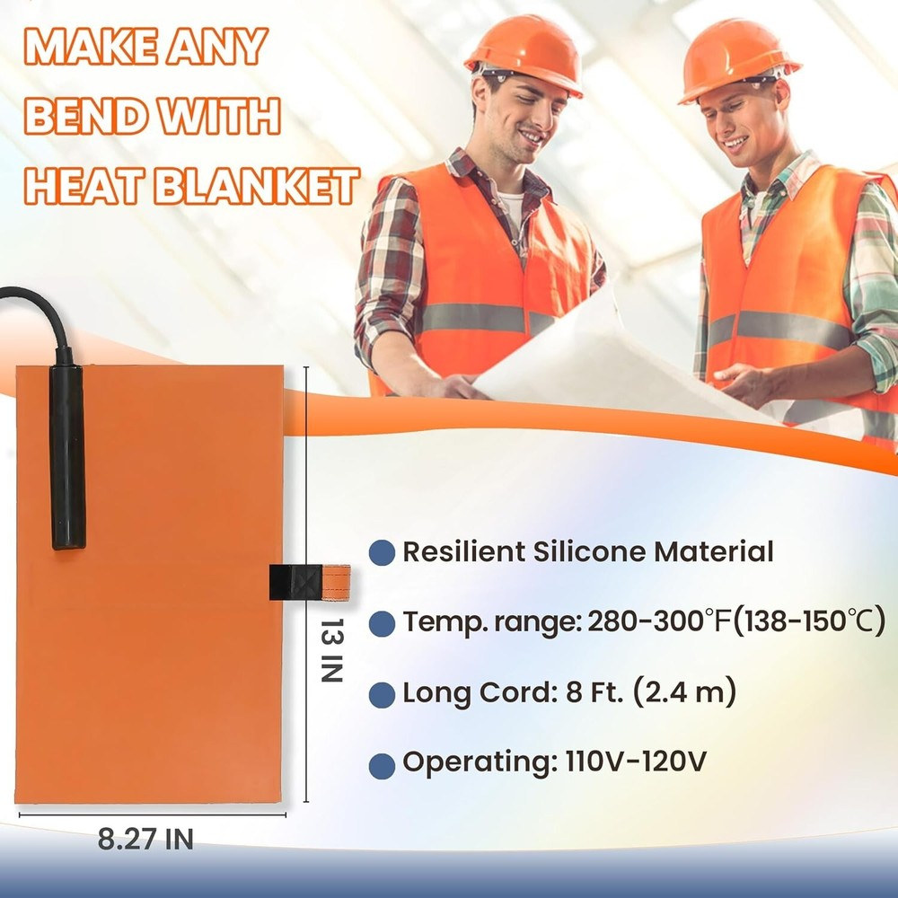 Temp Controlled PVC Blanket - ½"-1½" Pipe 120V