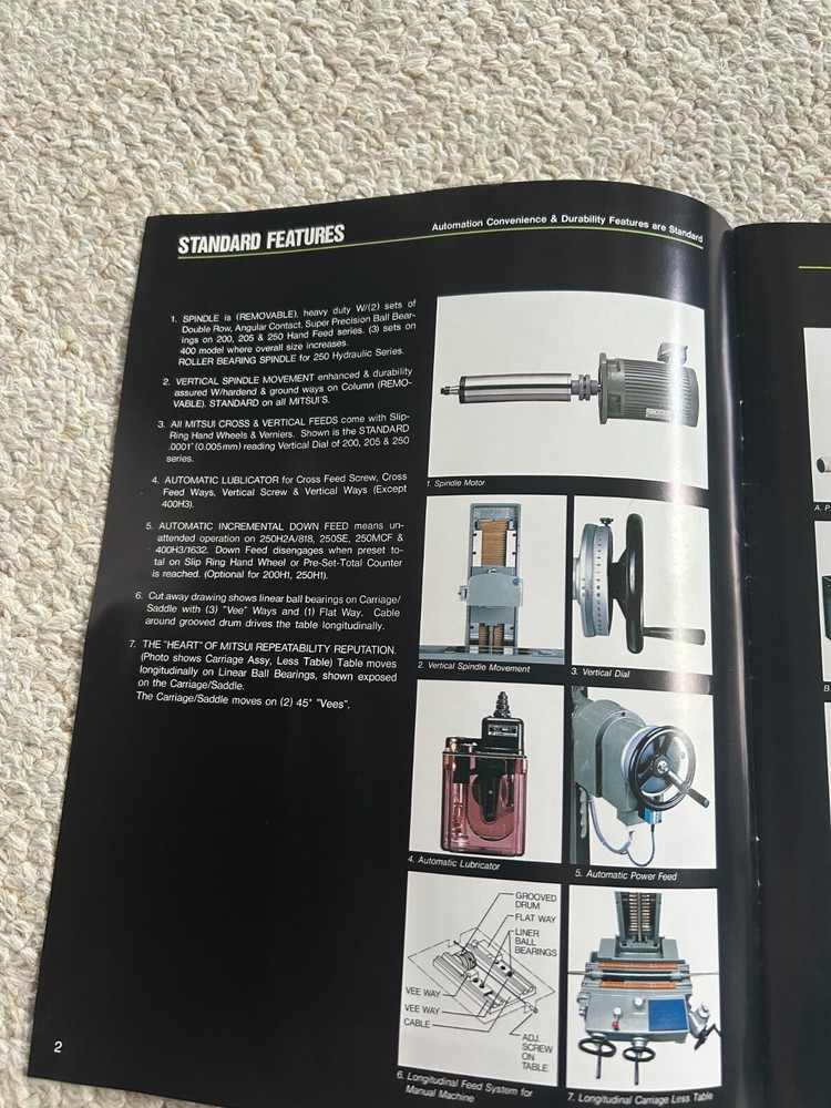 MITSUI PRECISION SURFACE GRINDERS MACHINE SALES CATALOG