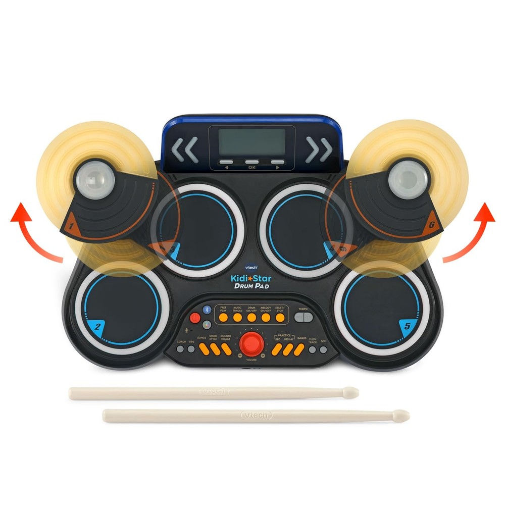 VTech Kidi Star Drum Pad Black