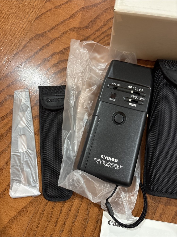 Canon Wireless Controller LC-5 (Transmitter, Receiver, Bracket, Case) New