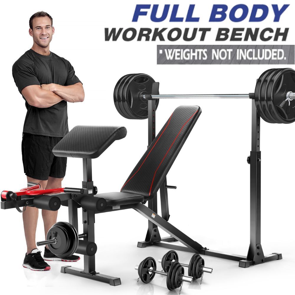 Folding Weight Bench Adjustable Workout Bench for Home Exercise Bench Gym Bench