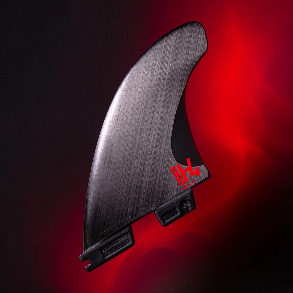 FCS II H4 Thruster Tri Fin Set - Size Medium