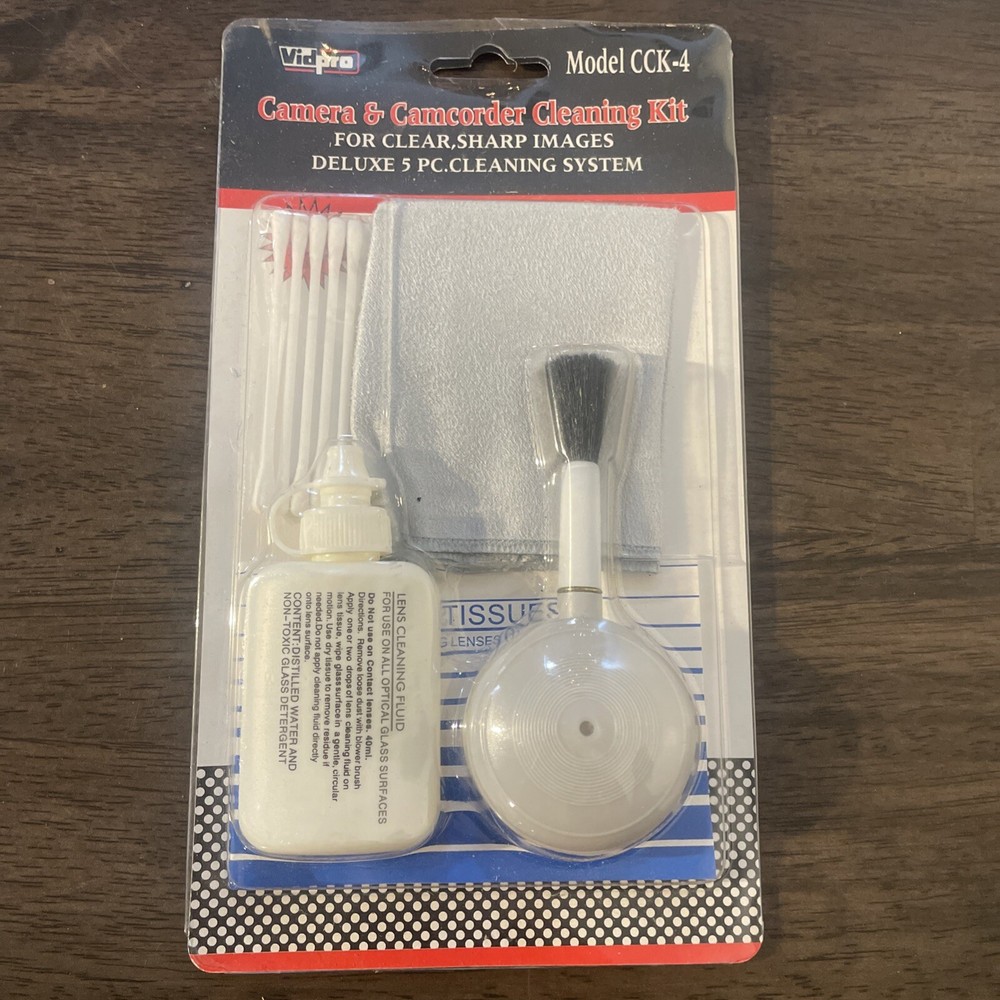 Vidpro Camera & Camcorder Cleaning Kit - Model # CCK-4 New Sealed.