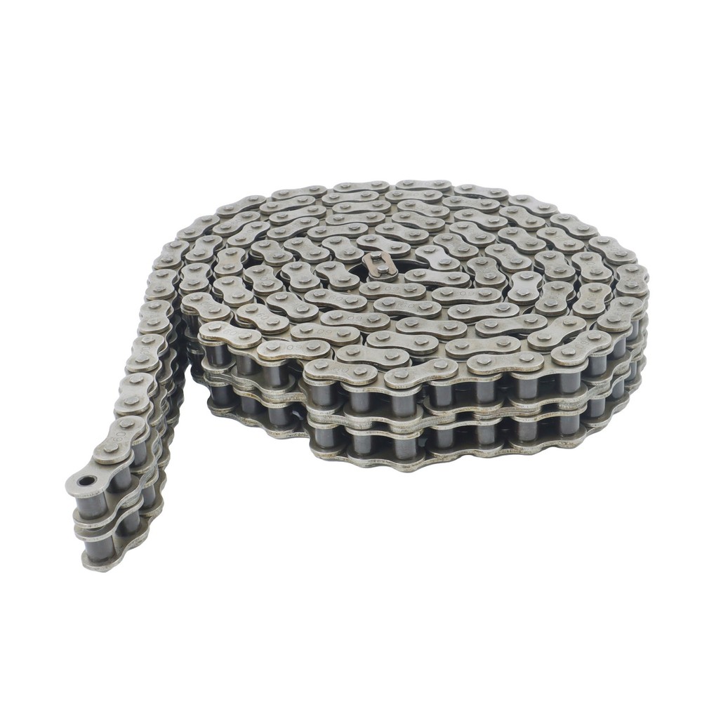 #60-2 Double Strand Duplex Roller Chain 10 Ft with 2 Connecting Link