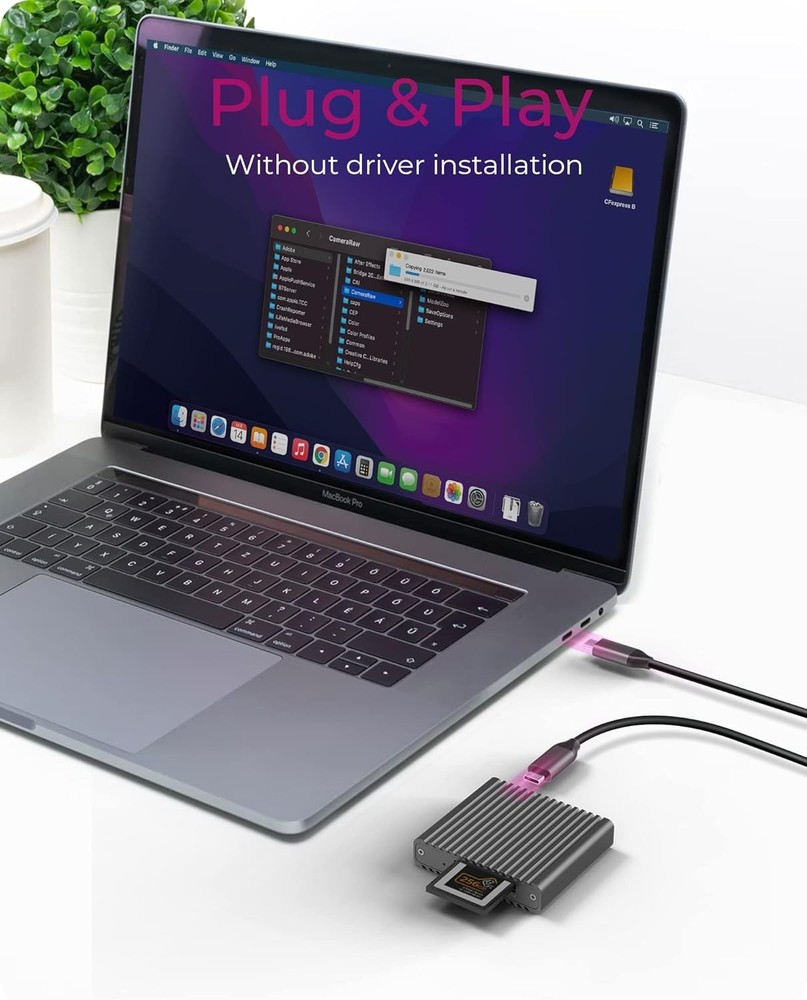 ICY BOX CFexpress Type B Card Reader with USB 3.2 Gen 2 (10 Gbps), Reader, USB-C