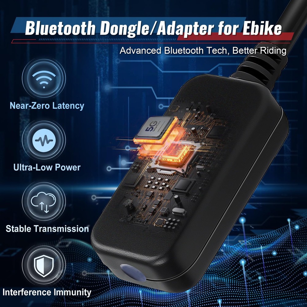 Bluetooth Dongle/Adapter for Ebike Compatible with Fardriver Controller Progr...