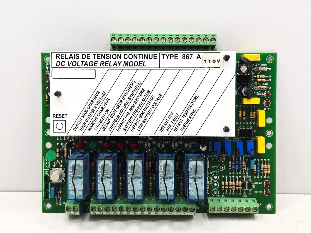867 A DC VOLTAGE RELAY 867-02-01B