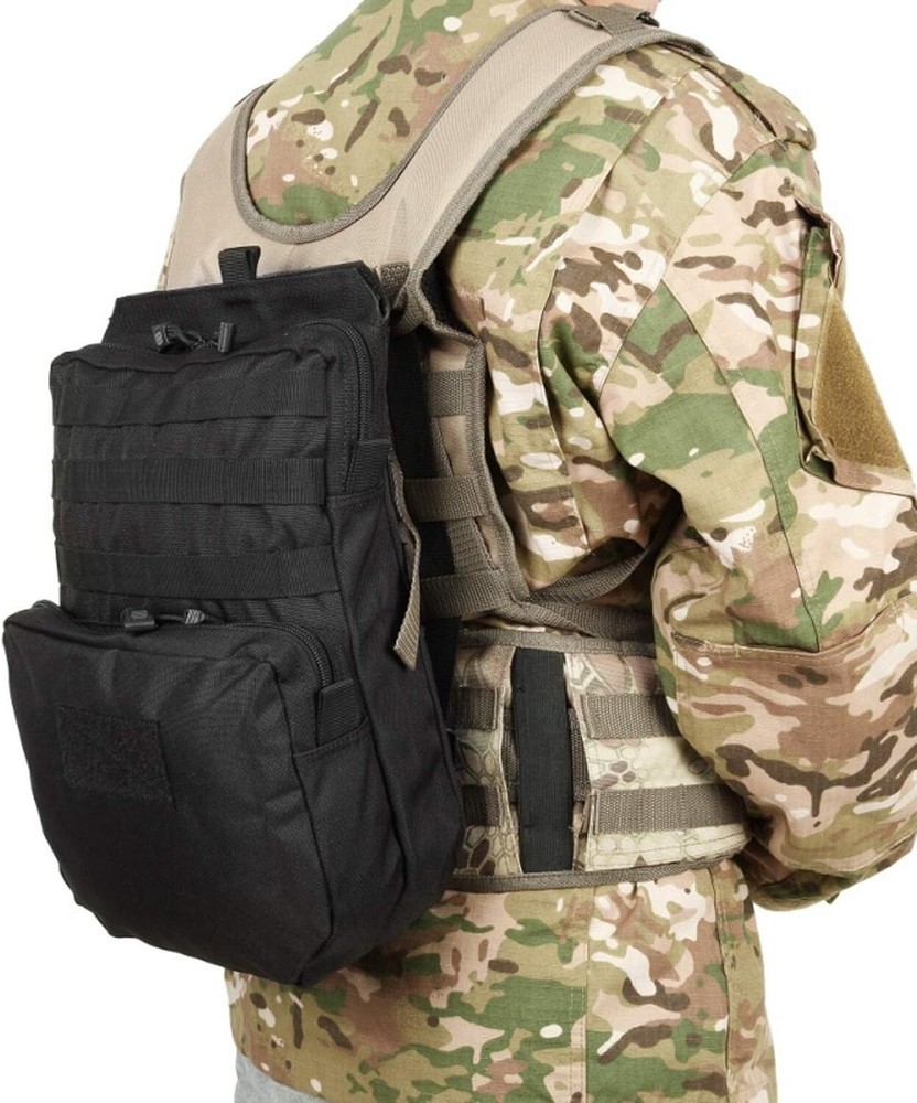 Tactical Hydration Pack Molle Vest Accessory Pouch 3L Mobility Hydration Carrier