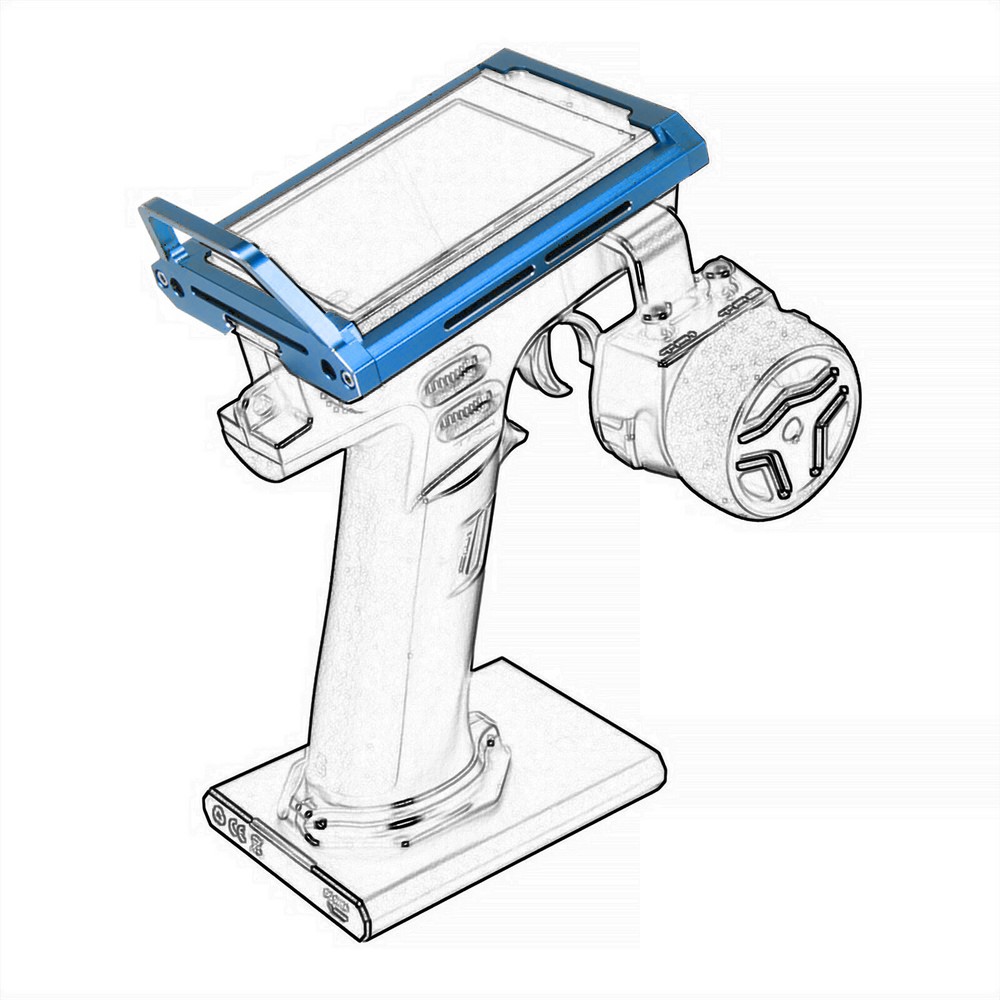 Alu RC Protector Base frame for Flysky NB4 Pro NB4 Lite NB4 Protect Support