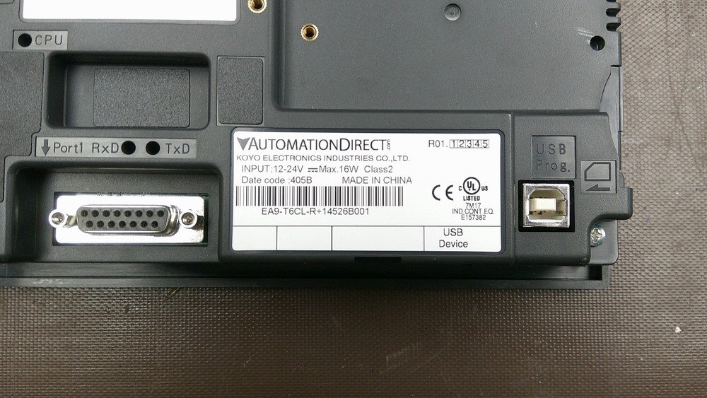 Automation Direct EA9-T6CL-R+ Touch Panel