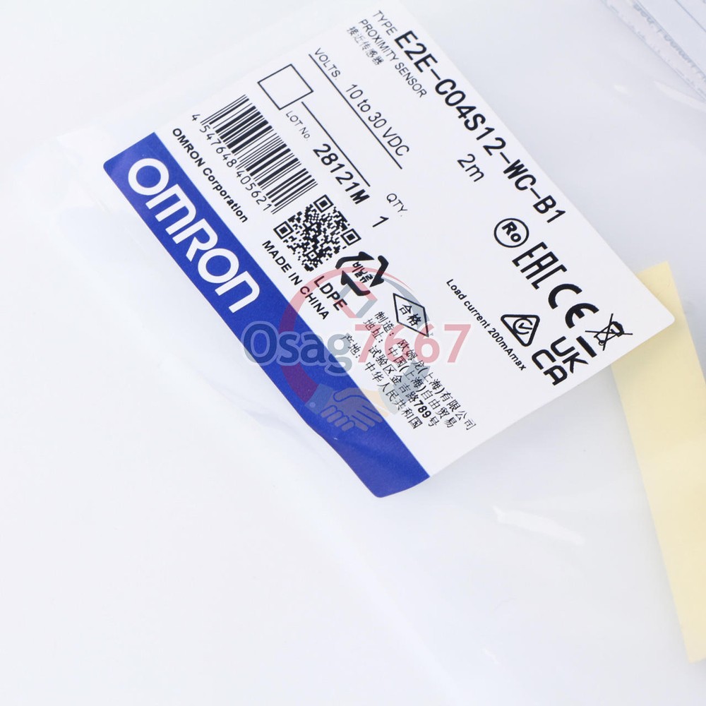 ONE OMRON Proximity Switch E2E-C04S12-WC-B1 10-30VDC