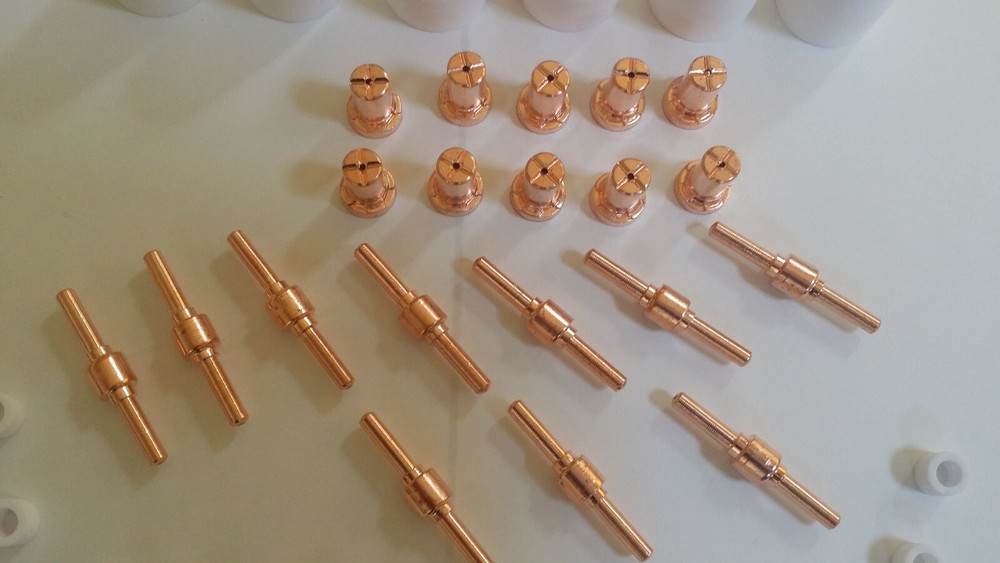 ACCURATE TOOLS Plasma Cutter Consumables 40pcs 50AMP Copper Extended ATPC52