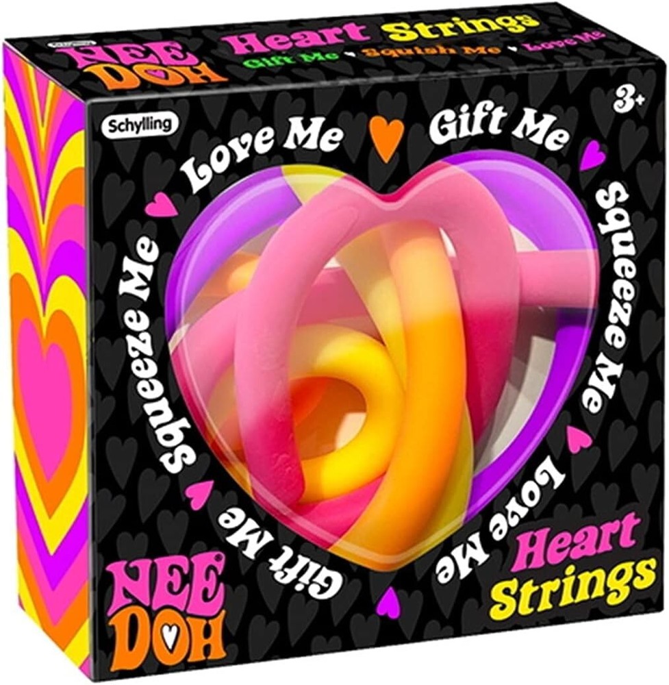 NeeDoh Heart Strings, stress relief, sensory toy
