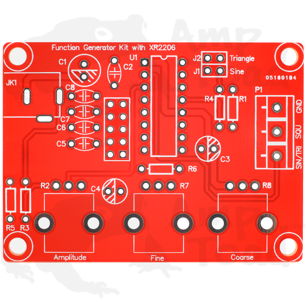 Function Generator XR2206 - DIY Kit - Optional Wall Plug [SOLDERING REQUIRED]