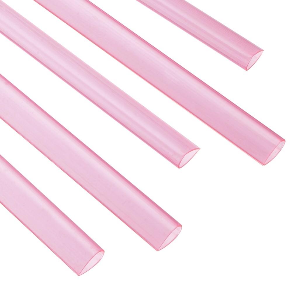 30Pcs Binding Bars, 8mm Binding Bars 50 Sheets Capacity, Clear Red