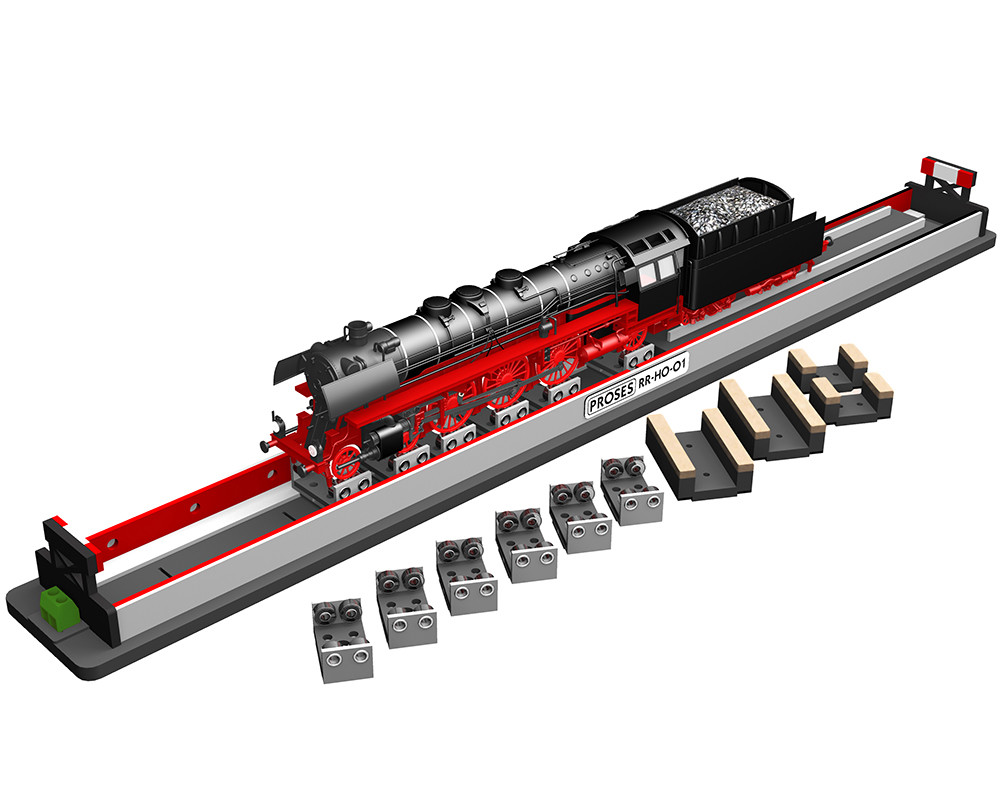 HO/OO ROLLING ROAD W/ WHEEL CLEANING FUNCTION