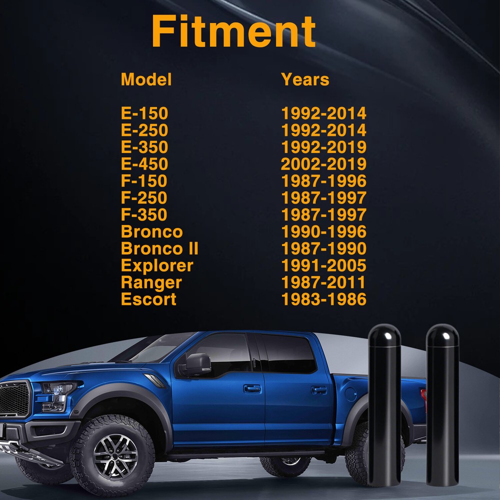 Front & Back L R Door Lock Knobs 4PCS for E-150 250 350 450 2002-2014