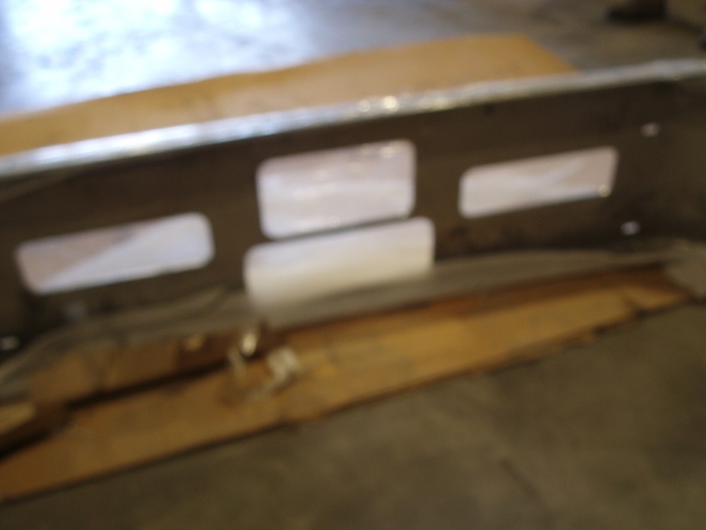 CHROME PLATED SEMI BUMPER 16"