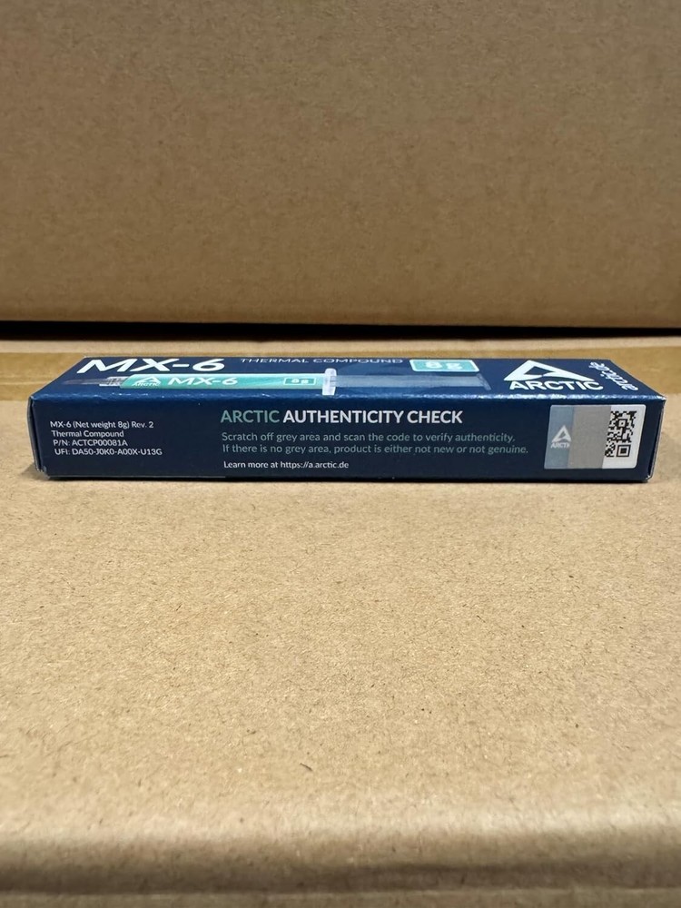 MX-6 Thermal Paste - High Conductivity, Long-Lasting, Non-Conductive Solution