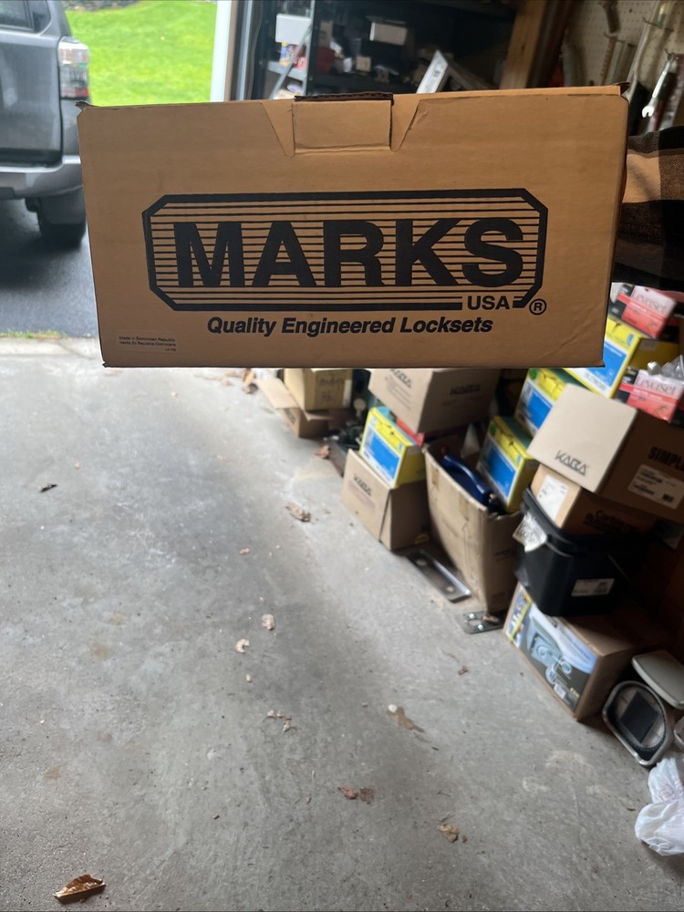 Marks Mortise Lockset 116DW/26D Lever Handles