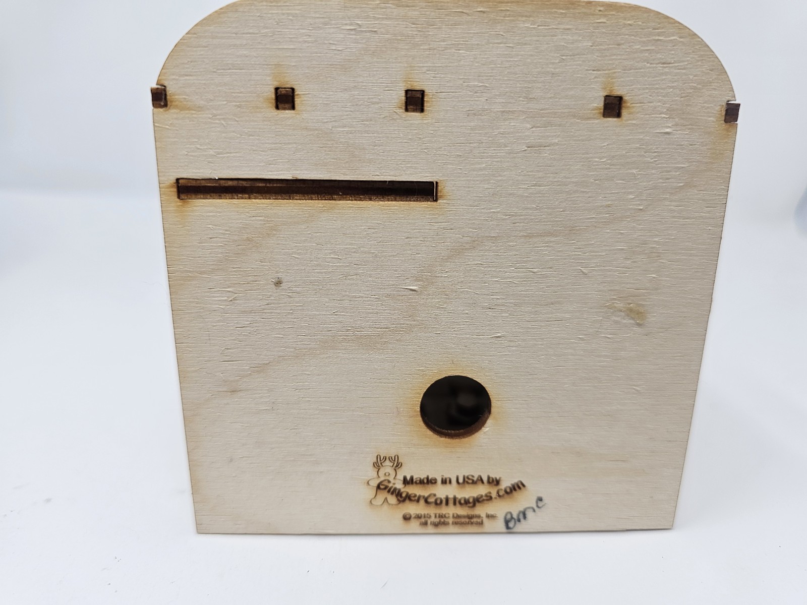 CRACKER BARREL GINGER COTTAGES WOODEN ORNAMENT CHRISTMAS OLD COUNTRY STORE