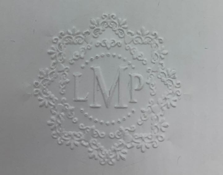 Custom Monogram Custom MoHand Held Embosser - Custom Designer Monogram Embosser