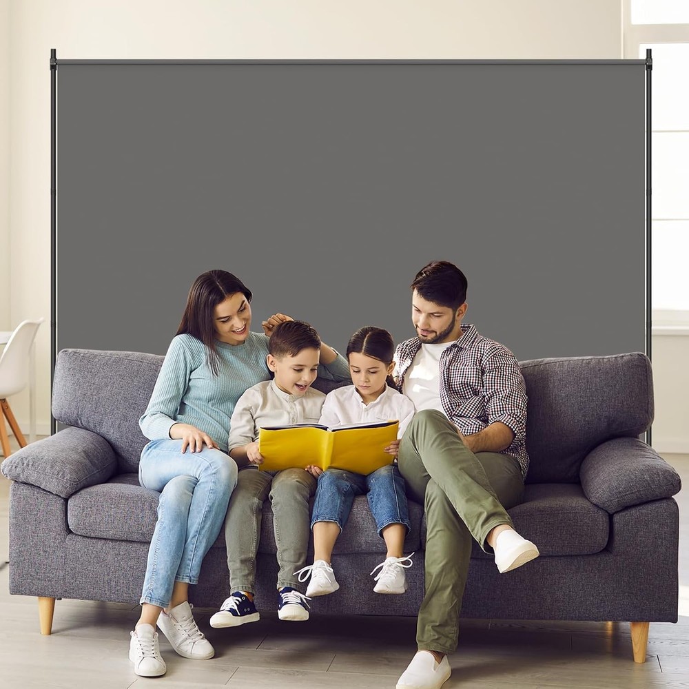 Room Divider 72x72Inch Large Single Panel Privacy Screen for Room Separation