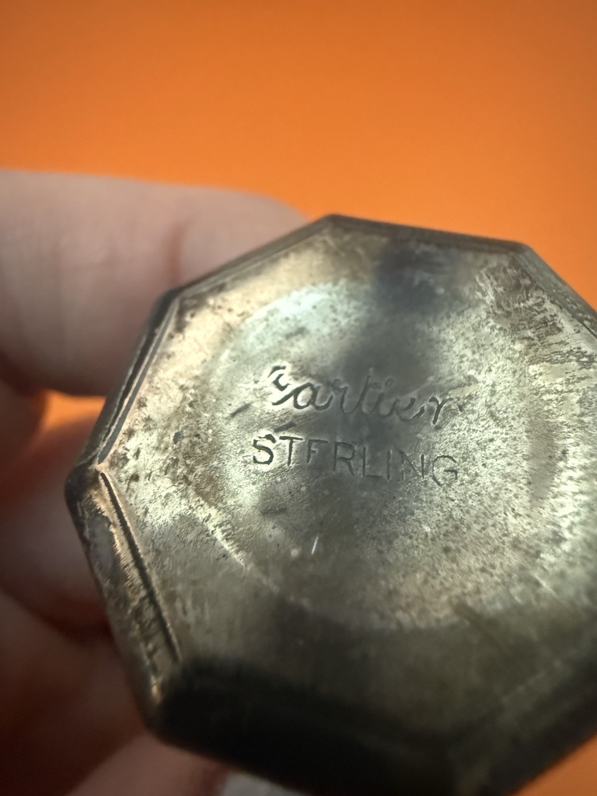 Cartier Sterling Silver (.925) Salt & Pepper Shakers Set in Original Box