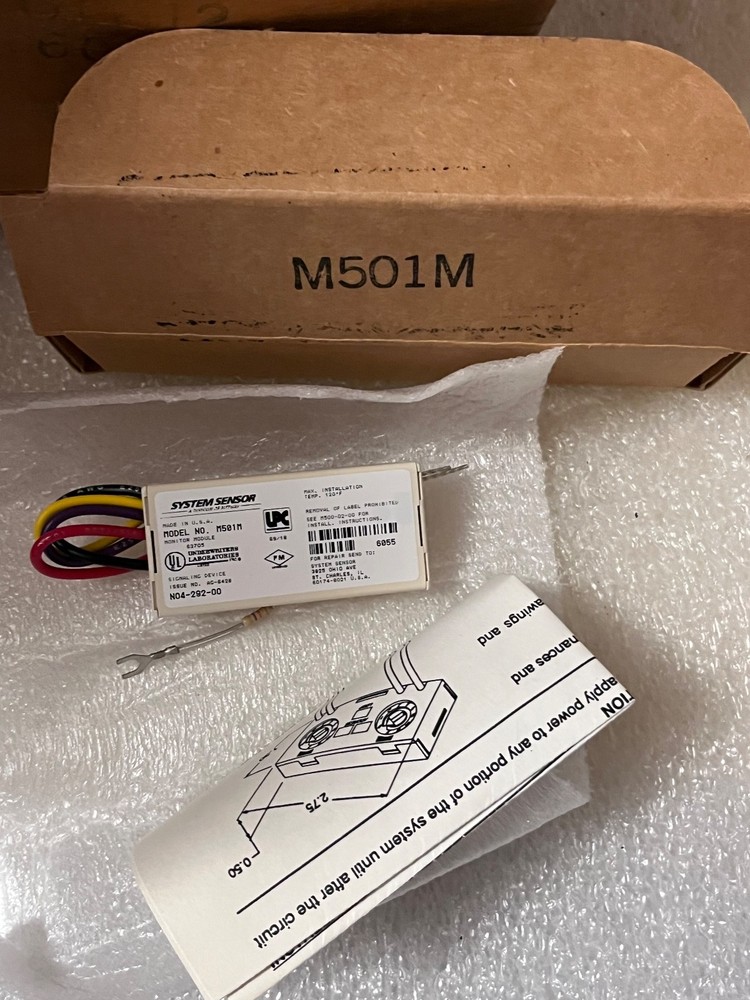 New System Sensor M501M Mini Monitor Module System Sensor M501M