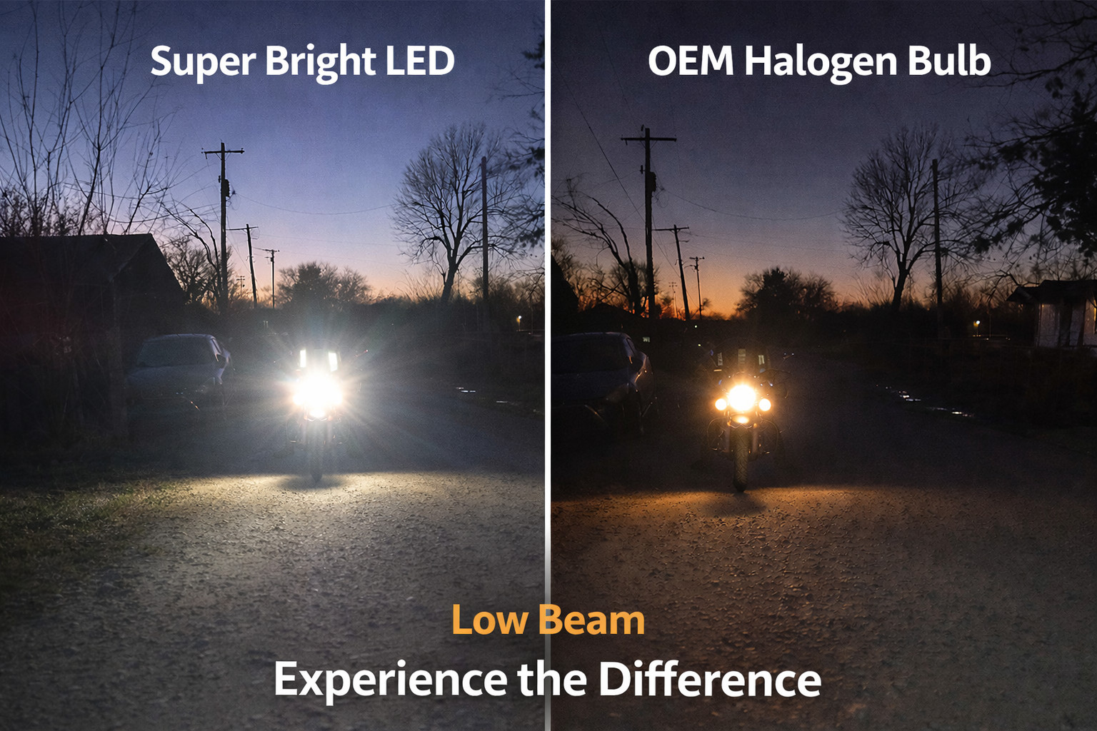 Ultimate Hi/Low 12v LED headlight bulb for Honda 1995-1999 VT1100C2 Shadow ACE