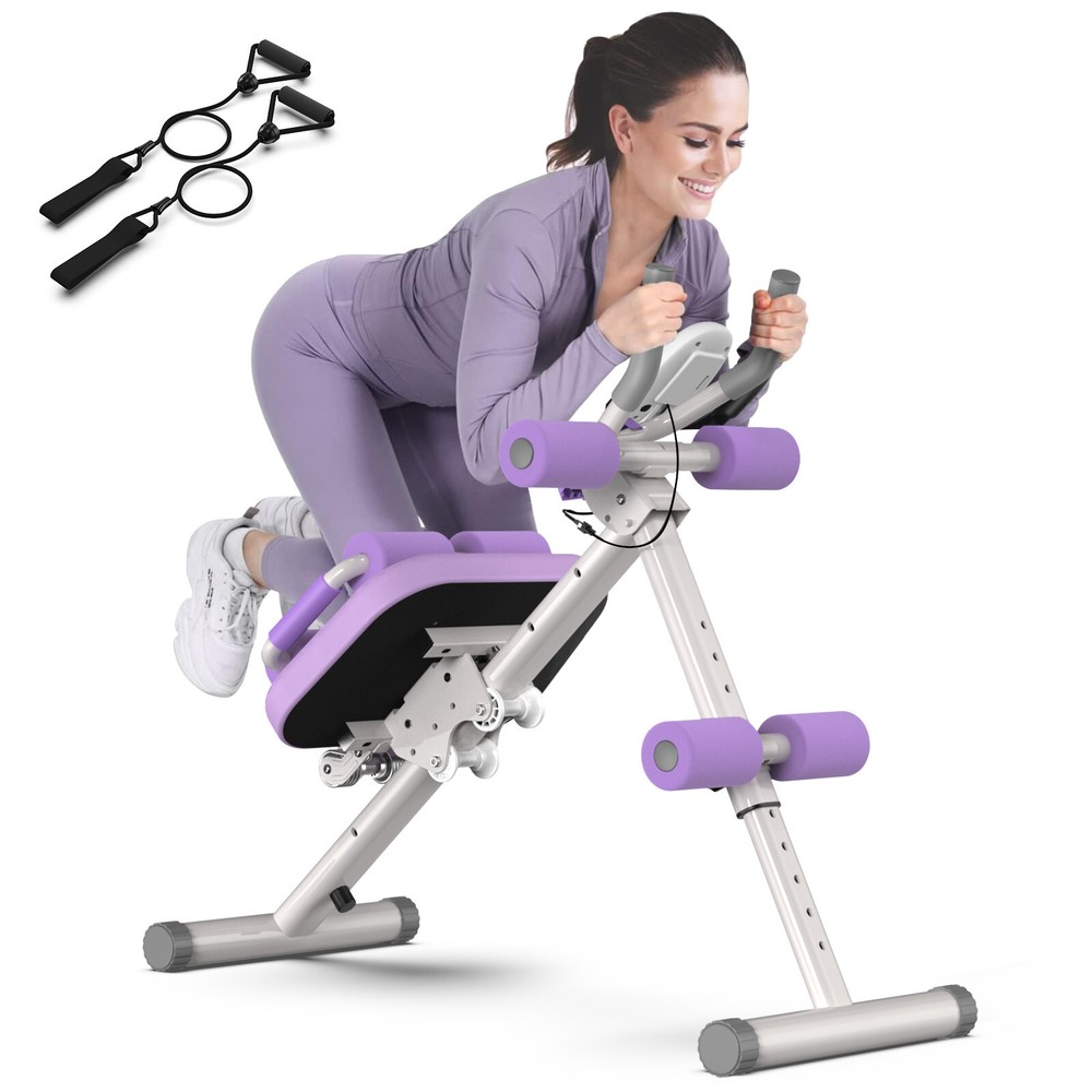Ab Machine Ab Workout Equipment Adjustable Ab Trainer Machine for Abs Workout