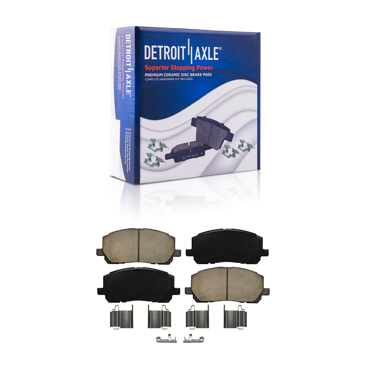 Front Rear Brake Rotors + Ceramic Pads for 2001 2002 2003 Toyota Highlander 4WD