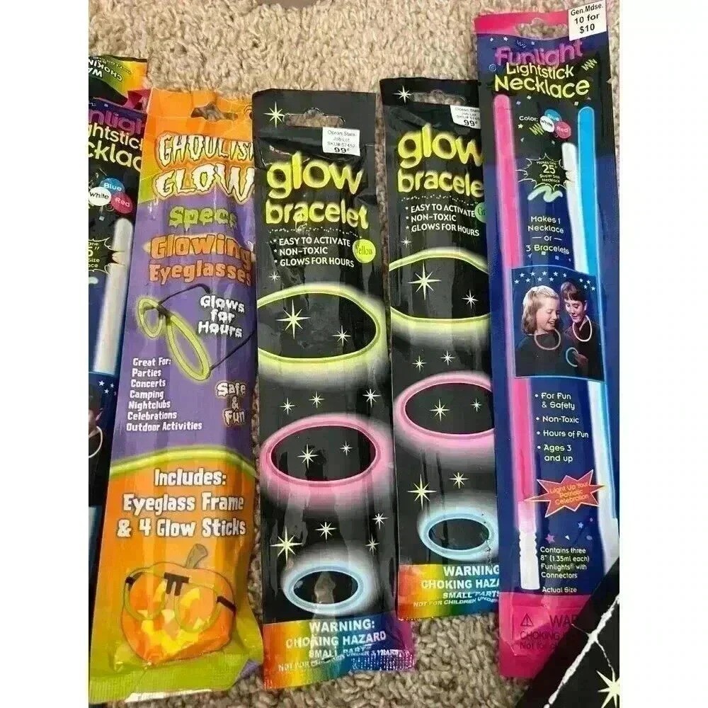 Lot of Glowstick Toys | Necklace, Bracelet, Glasses