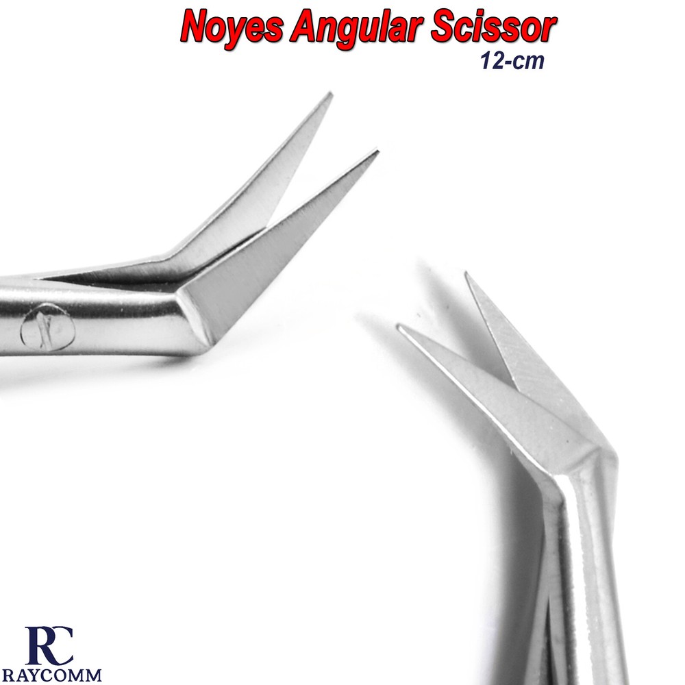 Noyes Angular Scissor Ophthalmology Surgical Spring Precision Micro Shears CE