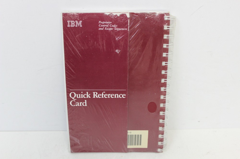 IBM ORIGINAL PROPRINTER GUIDE TO OPERATIONS 6328945 NEW SEALED