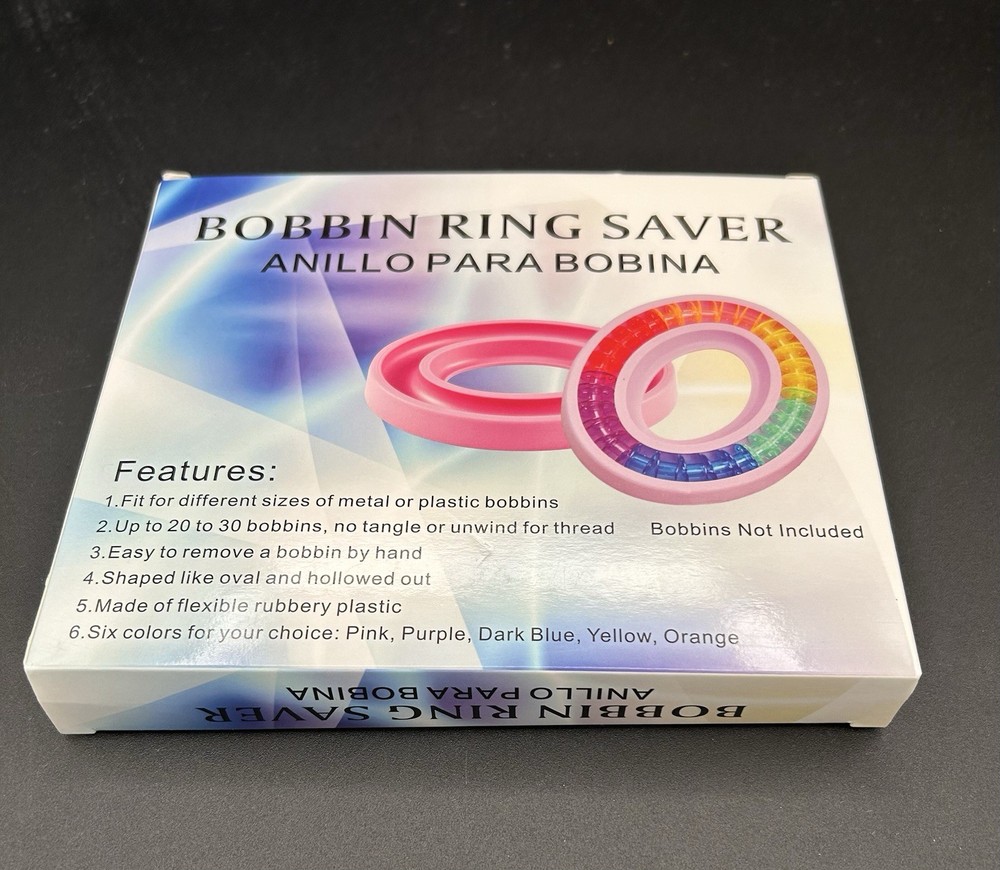 BOBBIN Ring THREAD SAVER, BOBBIN HOLDER SEWING QUILTING ORGANIZER RING