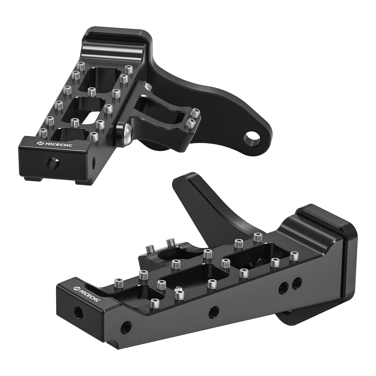 Extended Footrest Foot Pegs 13MM Aluminum For Yamaha Banshee 350 YFZ350 1987-06