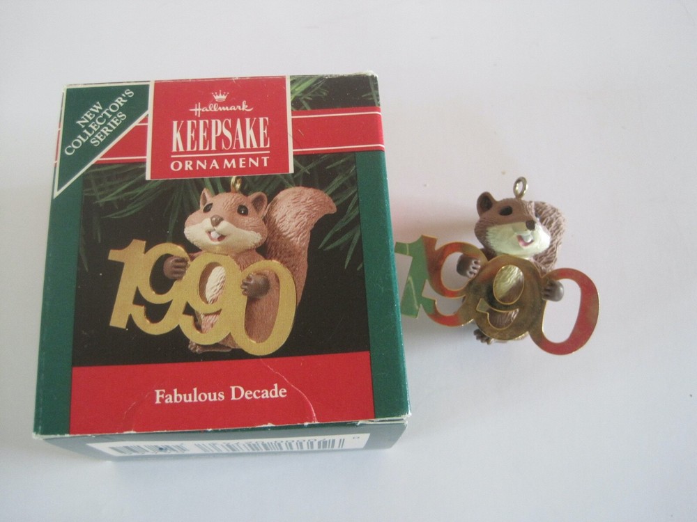 Hallmark Keepsake Ornament Fabulous Decade w/ Box 1990