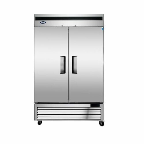 Atosa USA MBF8503GR 54" Two Solid Door Reach-In Freezer, 45CF Free Liftgate