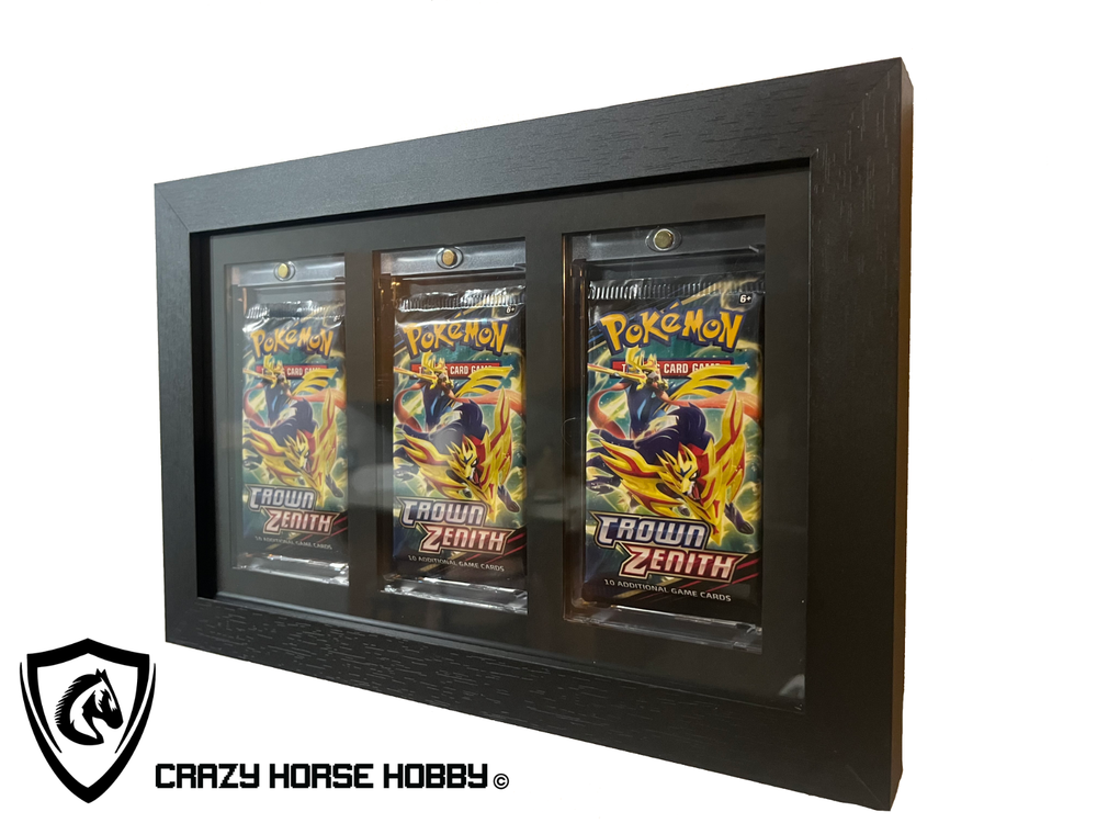 Booster Pack magnet Snap Card Frame Wall Mount Pokemon Trading Card Display Case