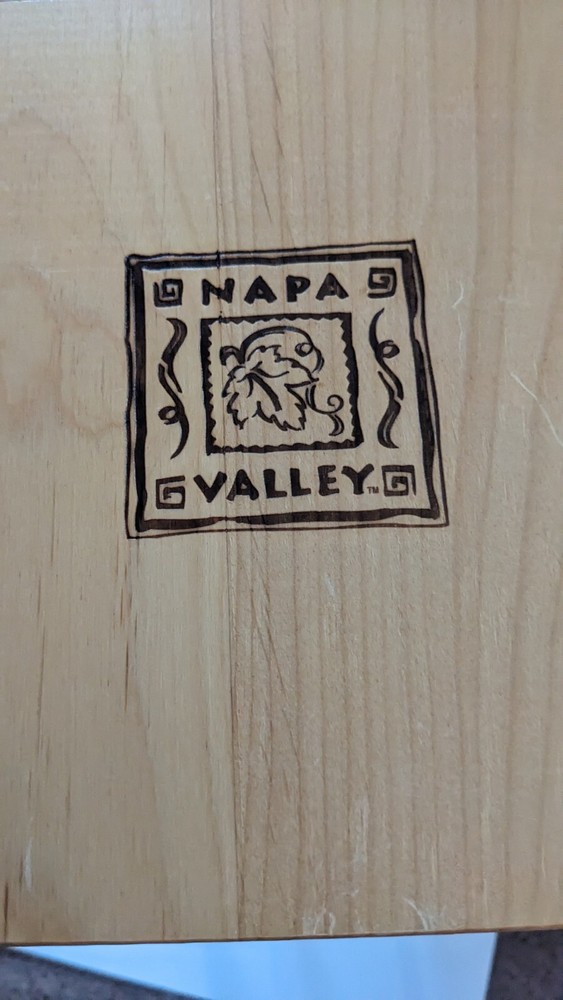 Napa Valley Wood Storage Rack CD DVD