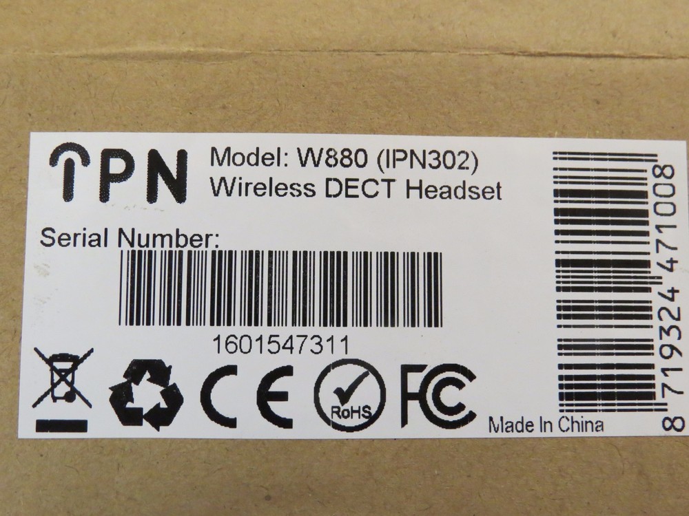 + IPN WIRELESS EMOTION W880 DUAL FUNCTION WIRELESS HEADSET