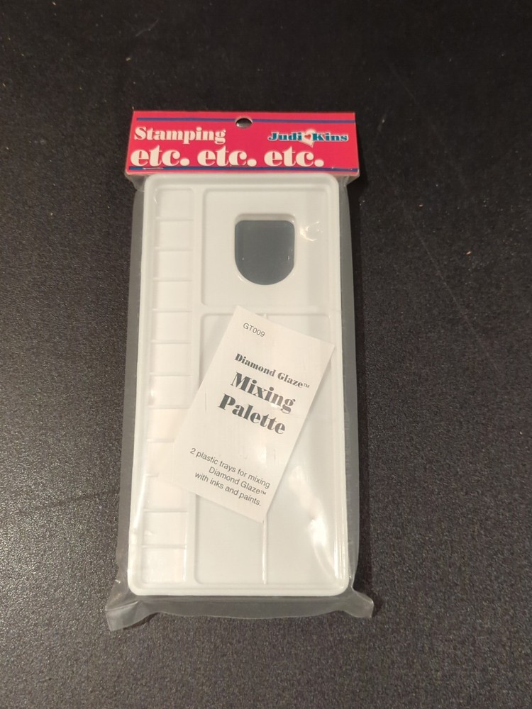 Plastic Rectangular Art Paint Mixing Tray with Wells